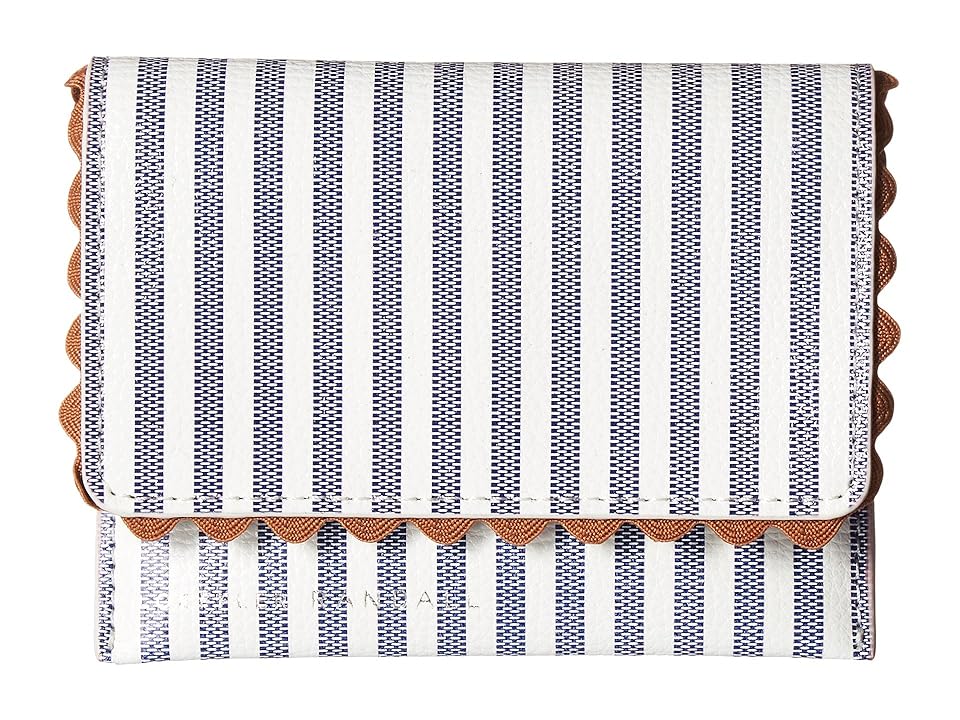 

Loeffler Randall Essential Wallet (Blue/Cream/Chipmunk) Wallet Handbags