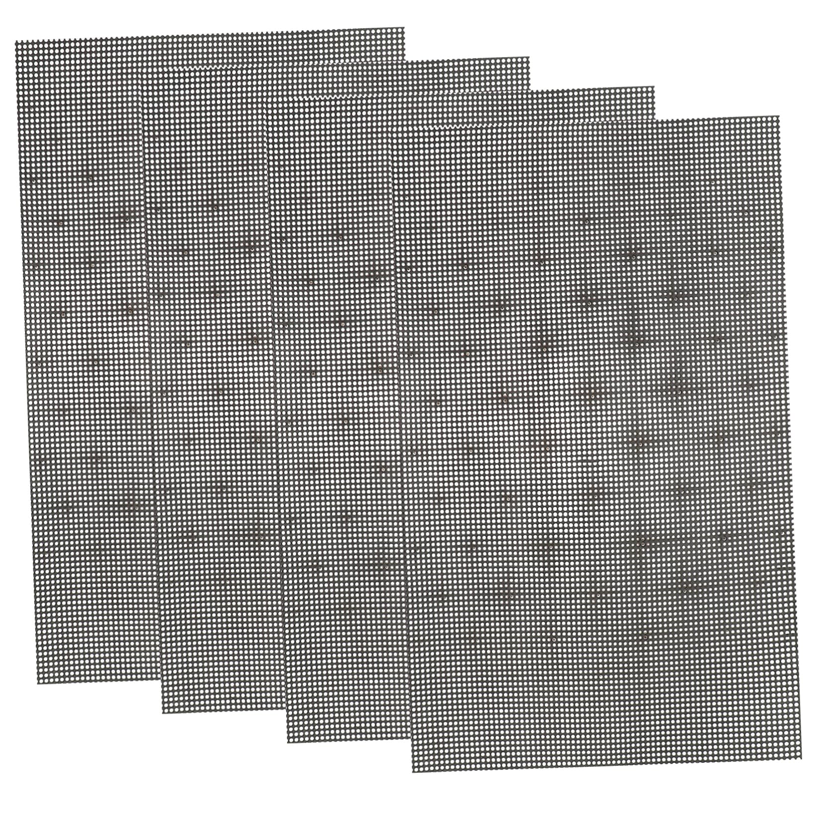 EXAOMBLE 4Pcs Sheets Mesh Sheets for DIY Crafting Woven Sheets Versatile Embroidery and Sewing Mesh for for Handmade