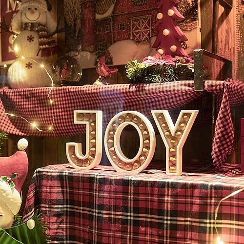 Miniatura 5 de COLLECTIVE HOME - Letras de madera para decoración de pared, decoración de mesa independiente, letreros decorativos con monograma, decoración de