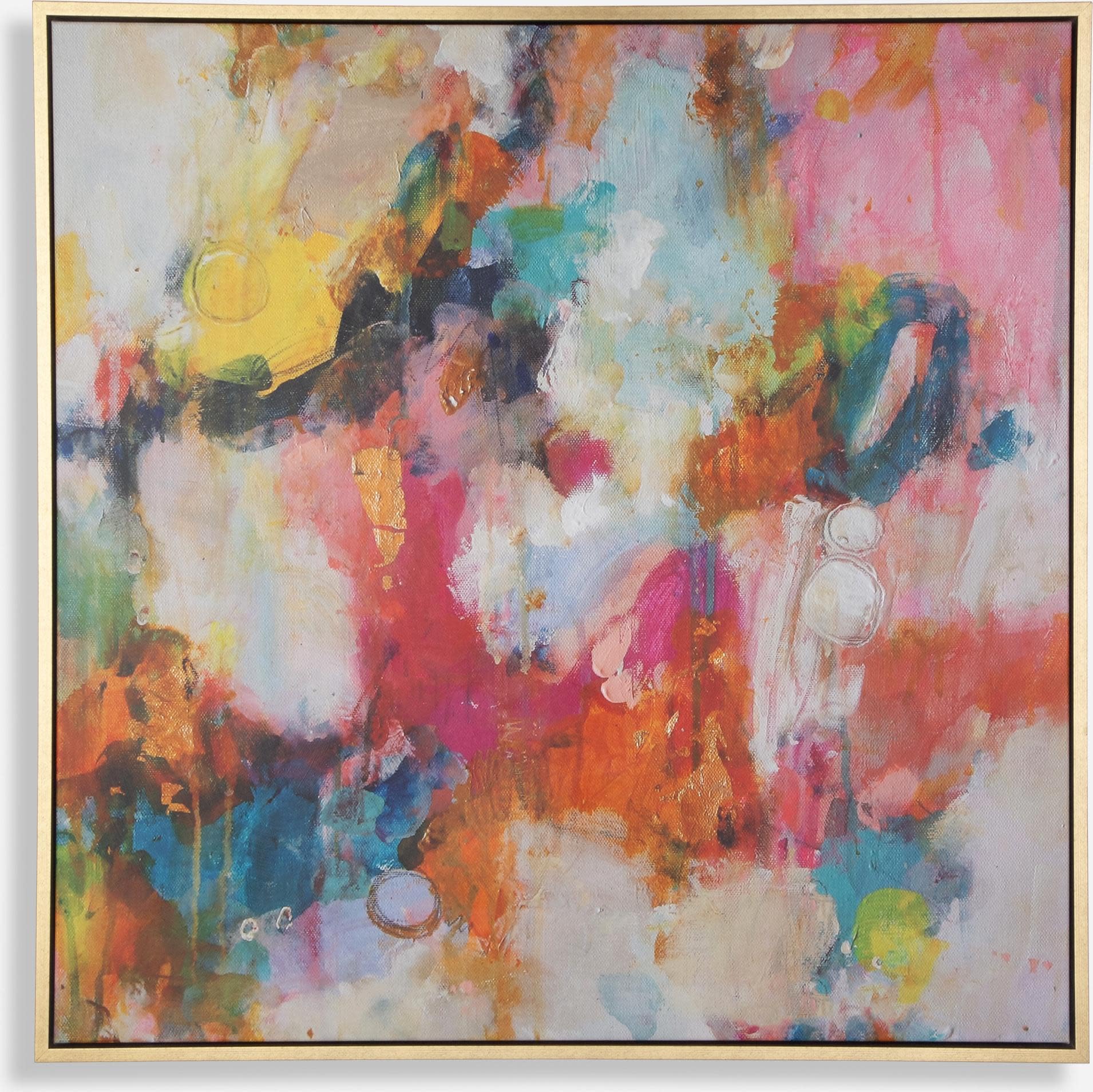 Amazon.com: Uttermost 32374 A Colorful Mindset - Framed Abstract