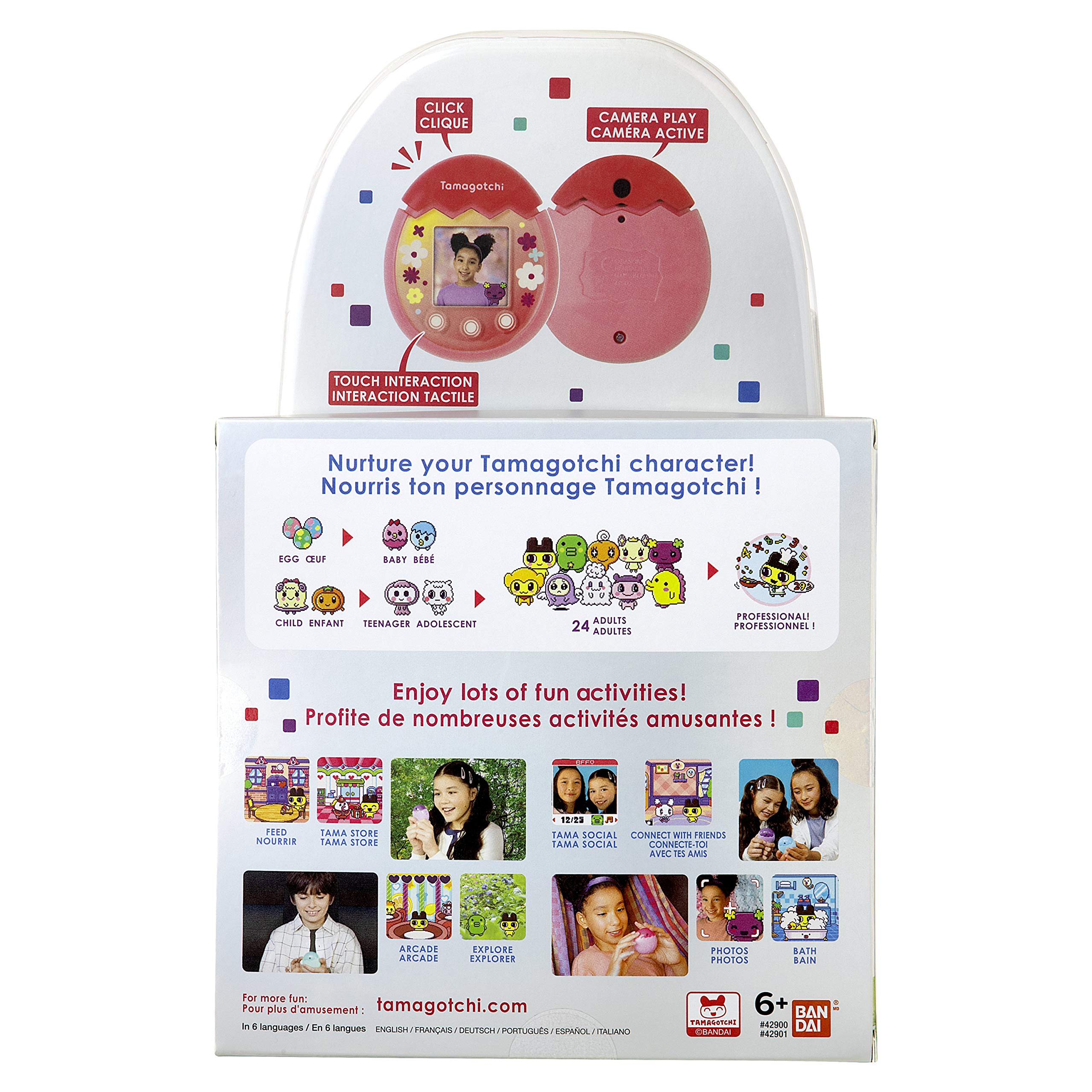 Tamagotchi Pix Floral Pink (Bandai) – ROLKO tech