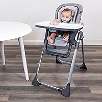 Vista 12 de Baby Trend Sit Right 2.0 Silla Alta 3 en 1 - Gris Acogedor