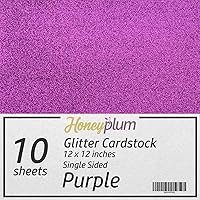 Vista 6 de Cartulina rosa con purpurina, 10 hojas de papel con purpurina de alta calidad, papel pesado de construcción brillante de 12 x 12 pulgadas