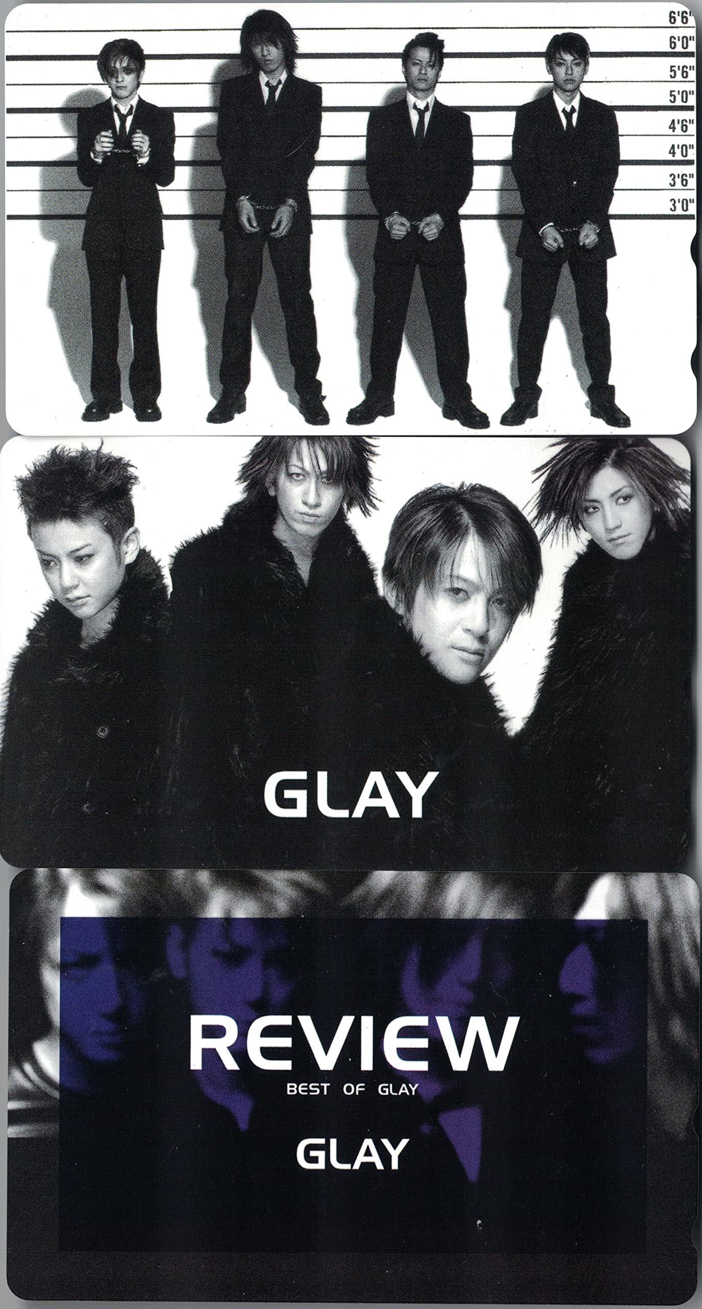 ミュージシャン Q9 GLAY PREMIUM TELEPHONE CARD SET ミュージシャン Q9 GLAY PREMIUM TELEPHONE CARD SET
