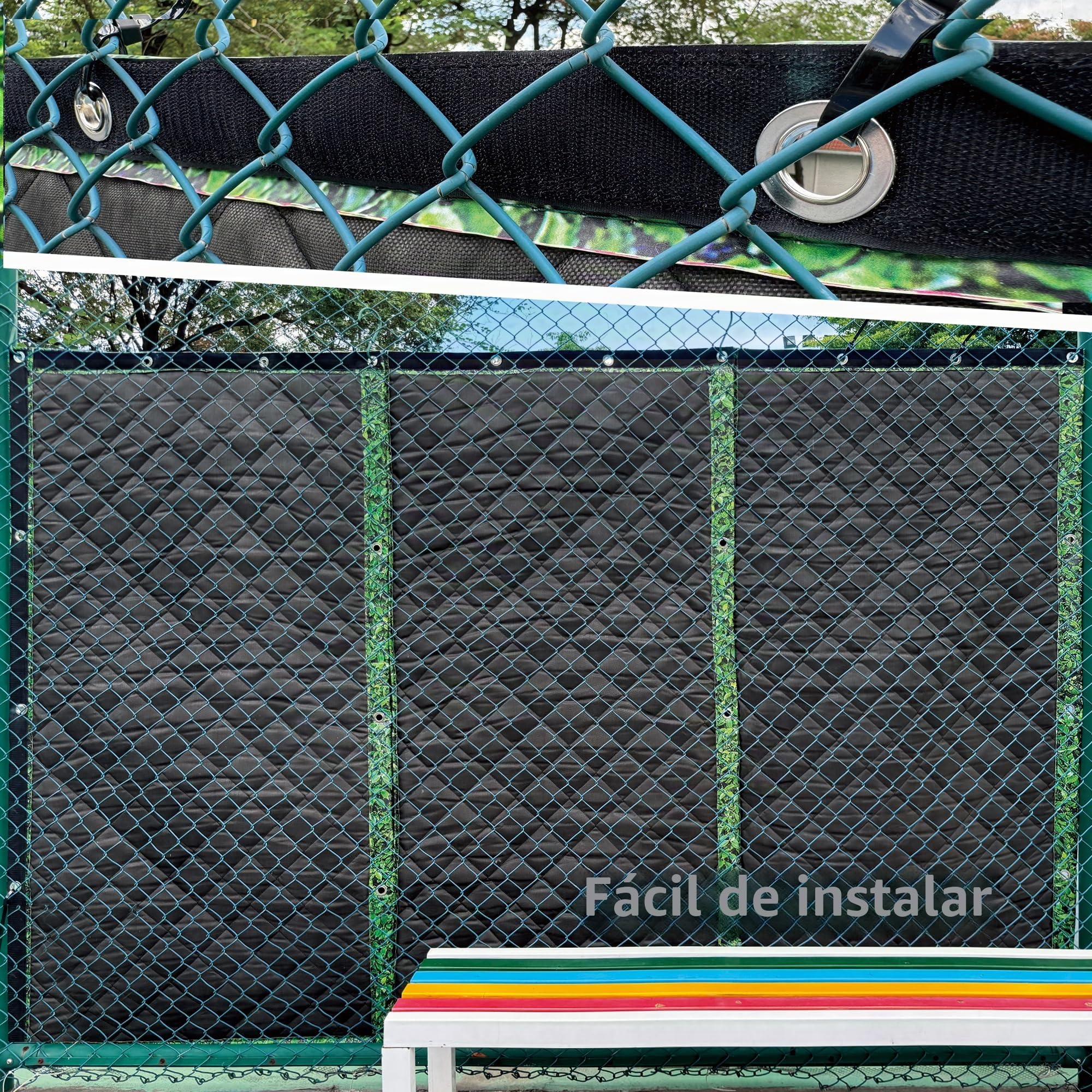 Aislamiento Acústico de Pared para Exteriores, 100 cm * 200 cm de cubierta insonorizada, cubierta de protección acústica, paredes de protección contra el ruido en obras, aires acondicionados