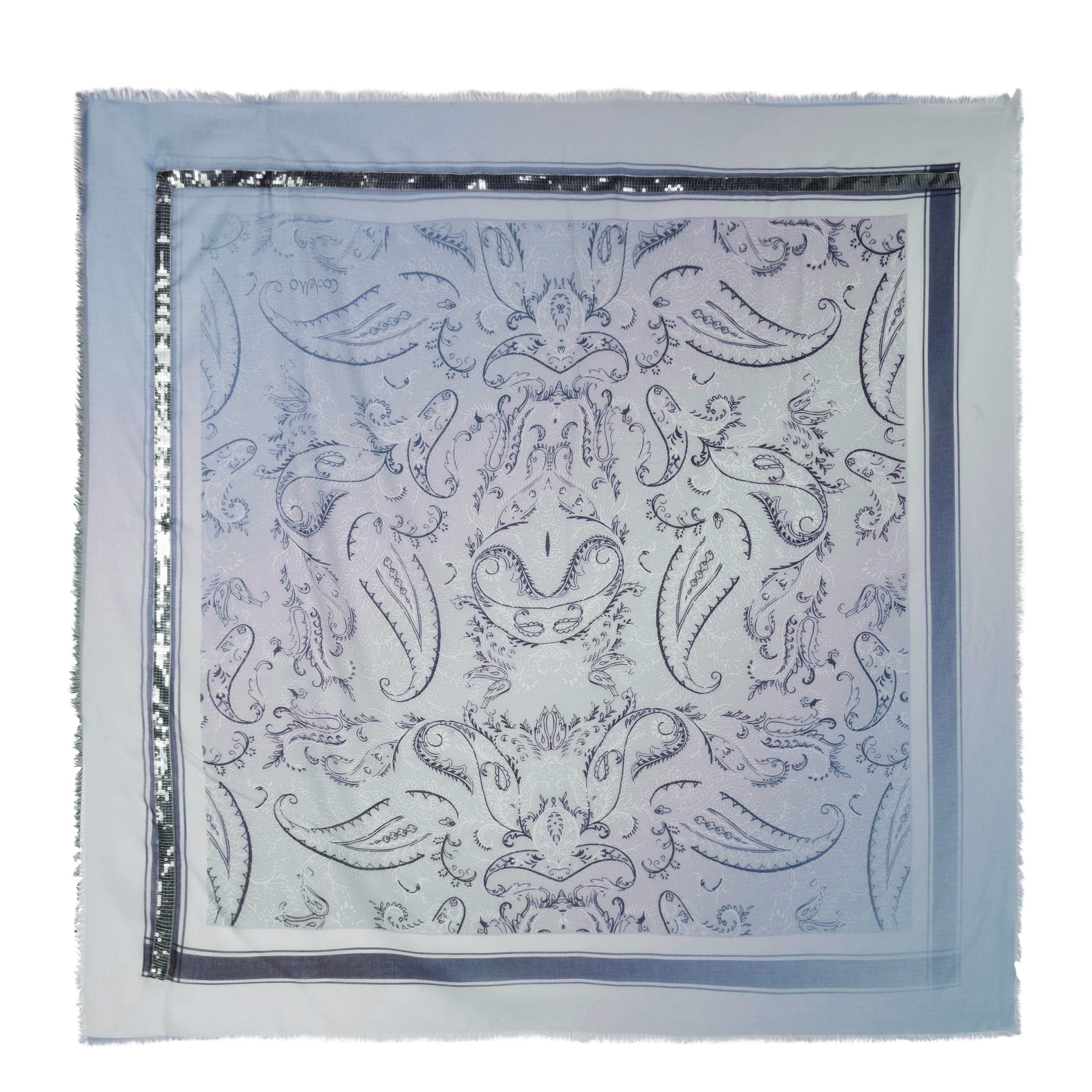 CODELLO Ladies Paisley Sequin Scarf