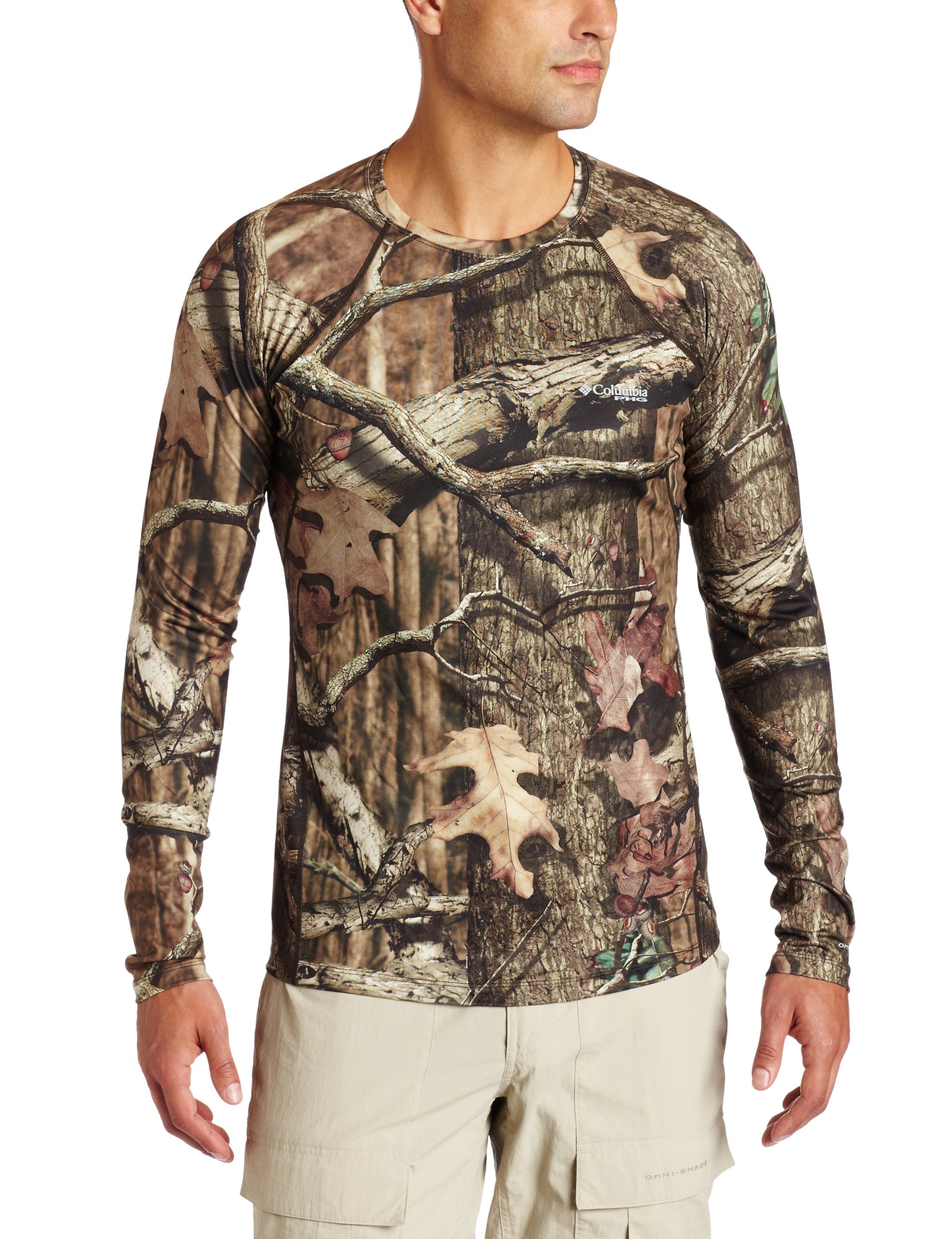 Columbia Men's Camo Base Layer Heavyweight Long Sleeve Top