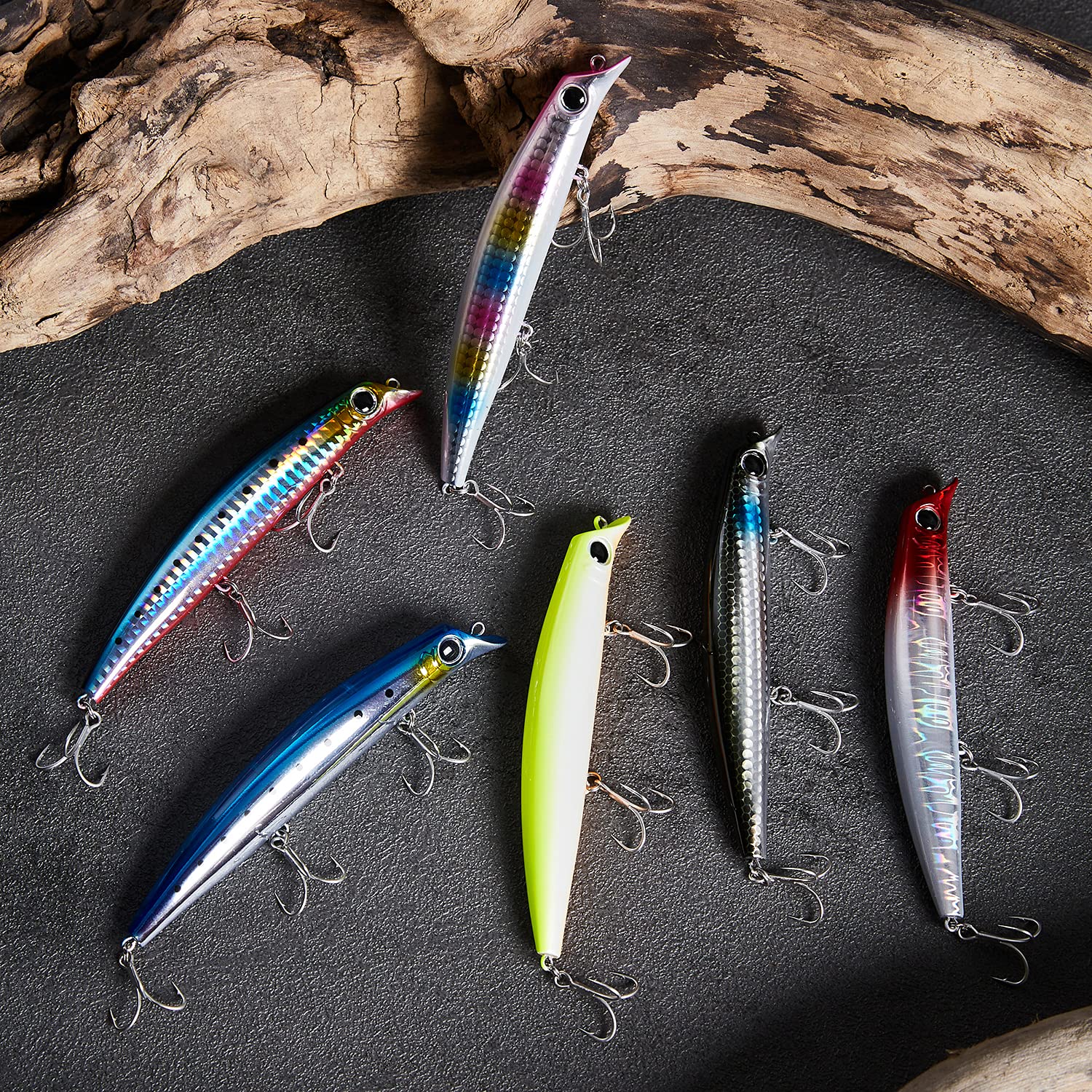 Amazon.co.jp: [青嵐ルアー]フローティングミノー シーバス セット