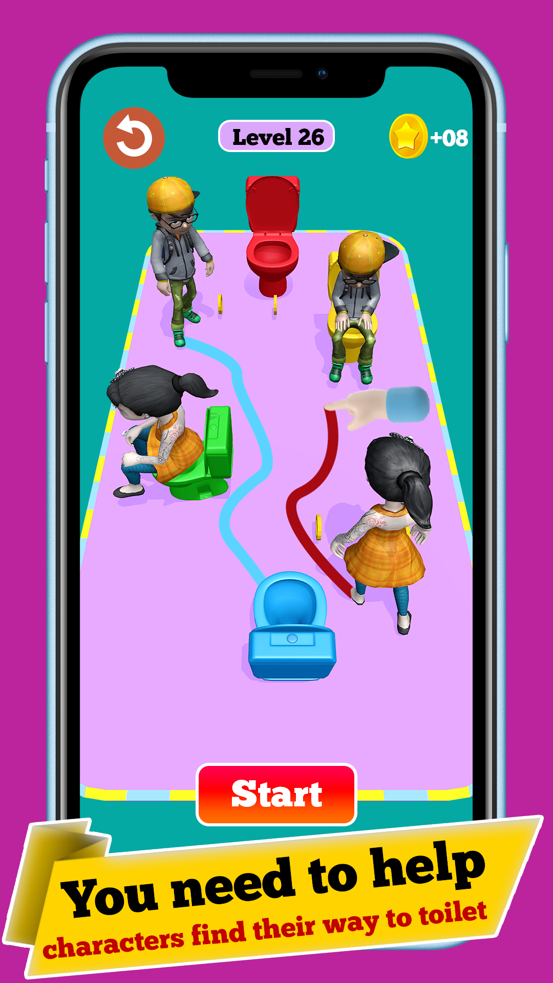Toilet Race Rush Draw Puzzle Draw to Rush The Toilet App on Amazon