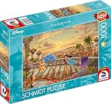 Schmidt | Thomas Kinkade: Disney Jasmine Dancing in the Desert Sunset (1,000 Pieces) | Jigsaw Puzzle | Ages 14+ | 1+ Players - 5