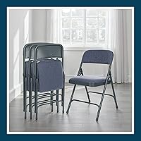 Vista 10 de OEF Furnishings Serie OEF2200 - Sillas plegables de doble bisagra acolchadas de tela de alta calidad para servicio pesado