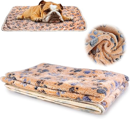 Miniatura 1 de iNNEXT - Manta para cachorros para mascotas, tamaño pequeño, gato, cama suave y cálida para dormir, manta suave para perro, gato, cachorro, gatito,