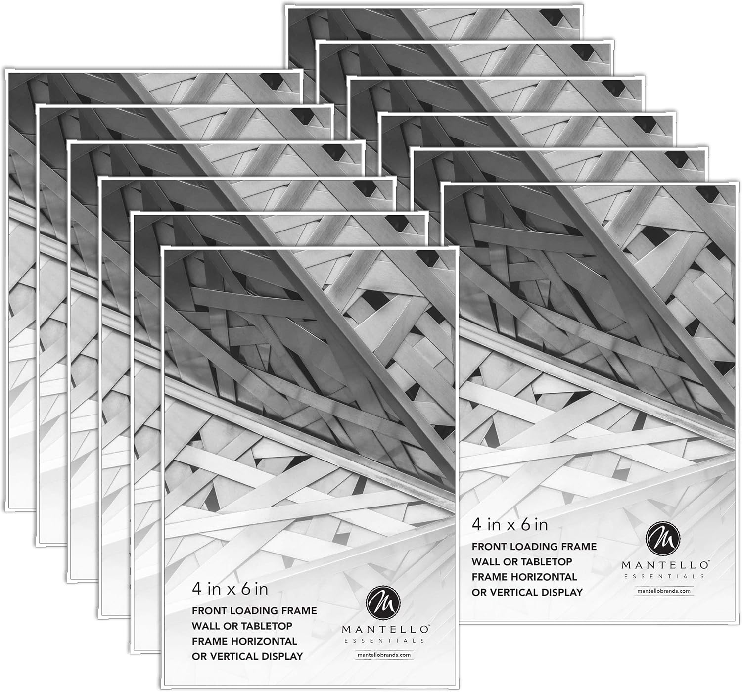 Mantello Picture Frames 4x6 Set of 12 Small Picture Frame