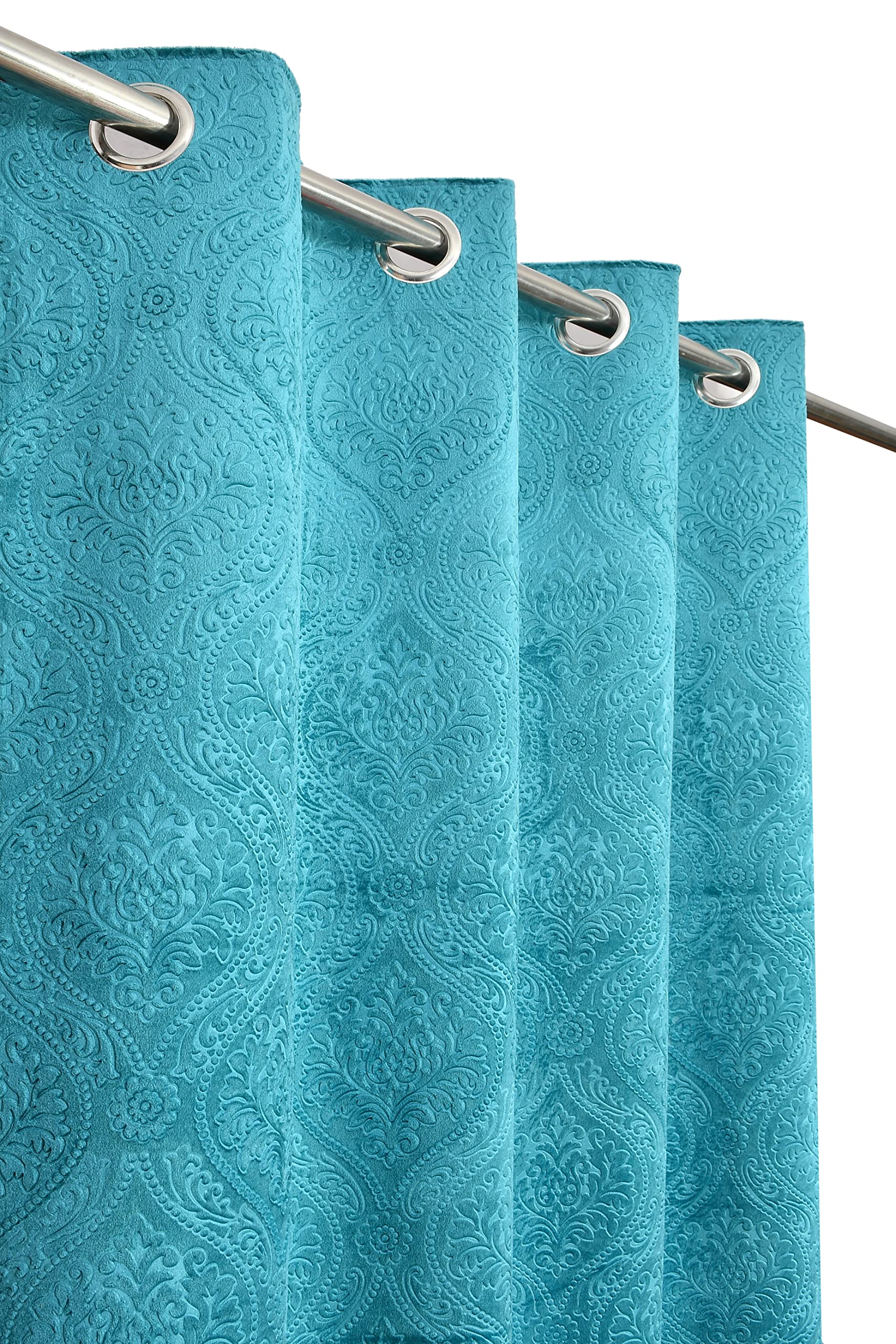 Homefab India 1 Piece Velvet Window Curtain - 5 feet, Room Darkening Curtains, Grey (B0C58S8WLF) Amazon Price History, Amazon Price Tracker