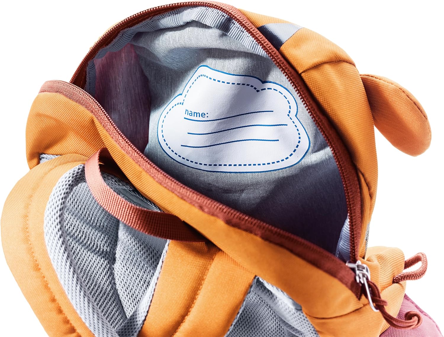 Deuter Kikki Kids' Backpack, Toddler Daypack for School, Travel & Hiking, Lightweight Bag for Boys & Girls Ages 3+ - Mandarine-Redwood - Image 5