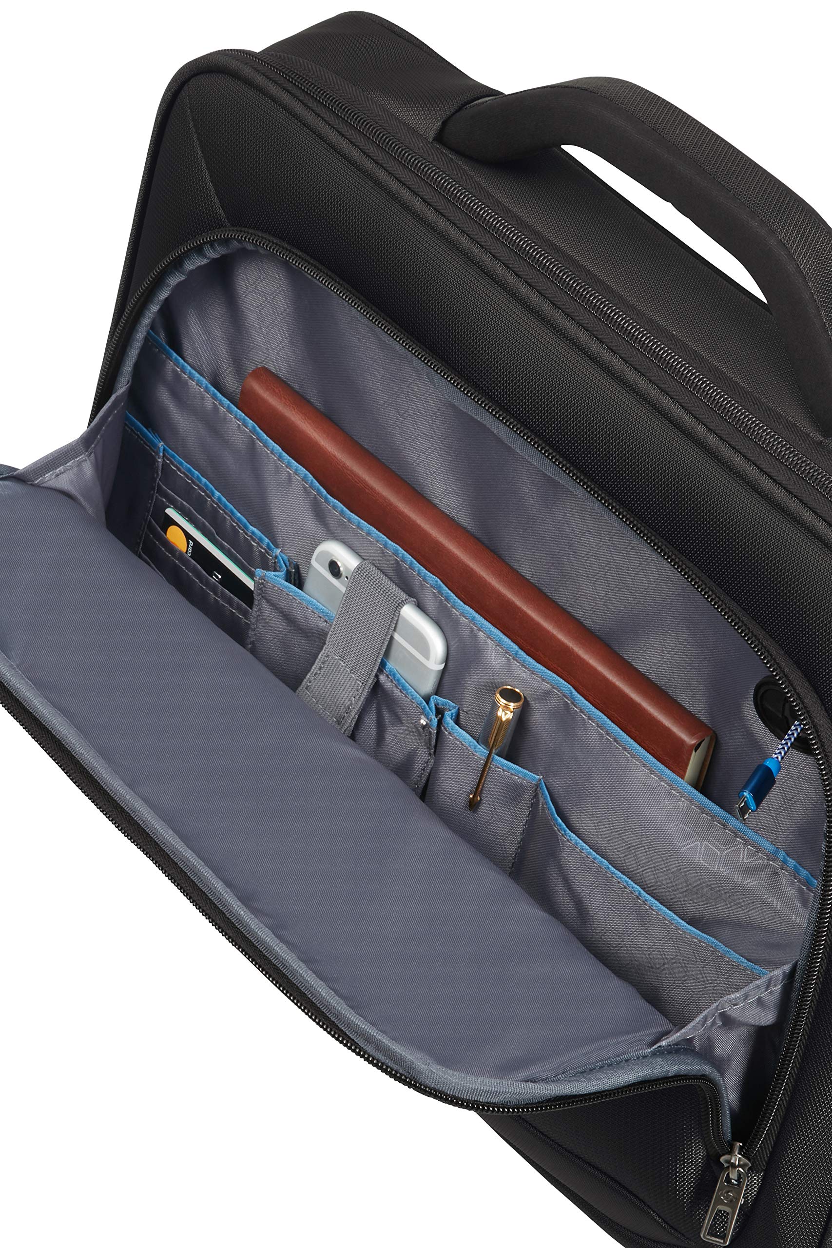 Samsonite Vectura Evo - Sacoche pour ordinateur portable 15.6 pouces, 41 cm, 14 L, Noir (Black)