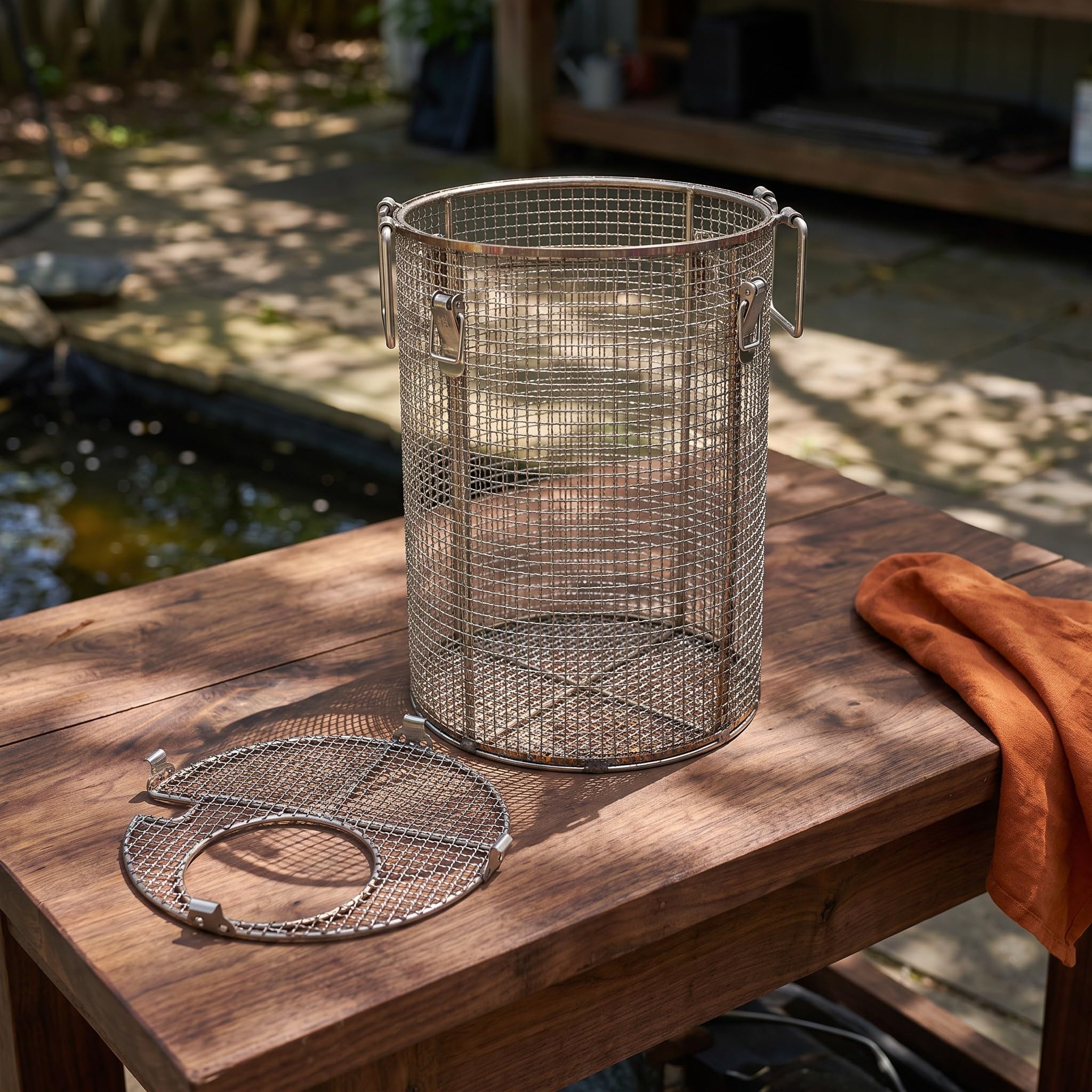 Cesta de Filtro de Acero Inoxidable para Bomba de Estanque con