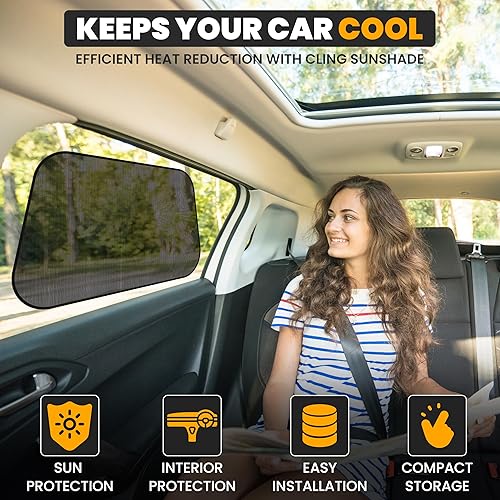 Vista 36 de EcoNour - Parasol para ventana 2 transparentes + 2 semitransparentes