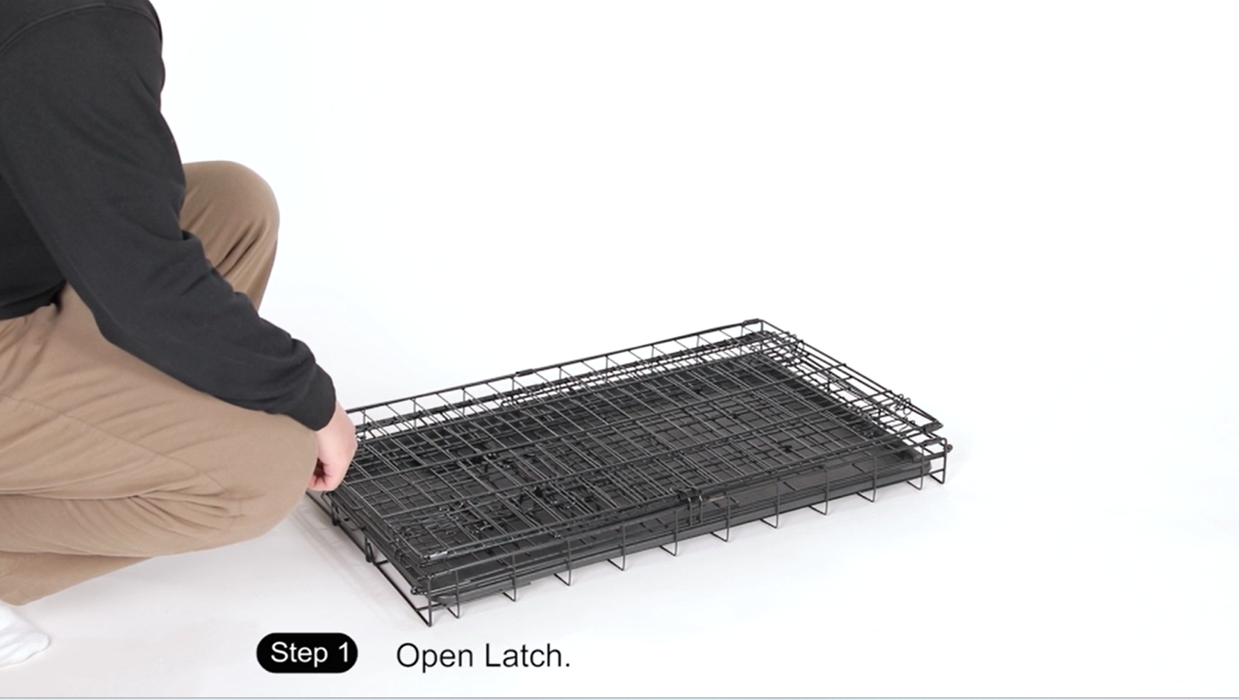 Amazon.com: Sweetcrispy 24-Inch Single-Door Dog Crate–Durable