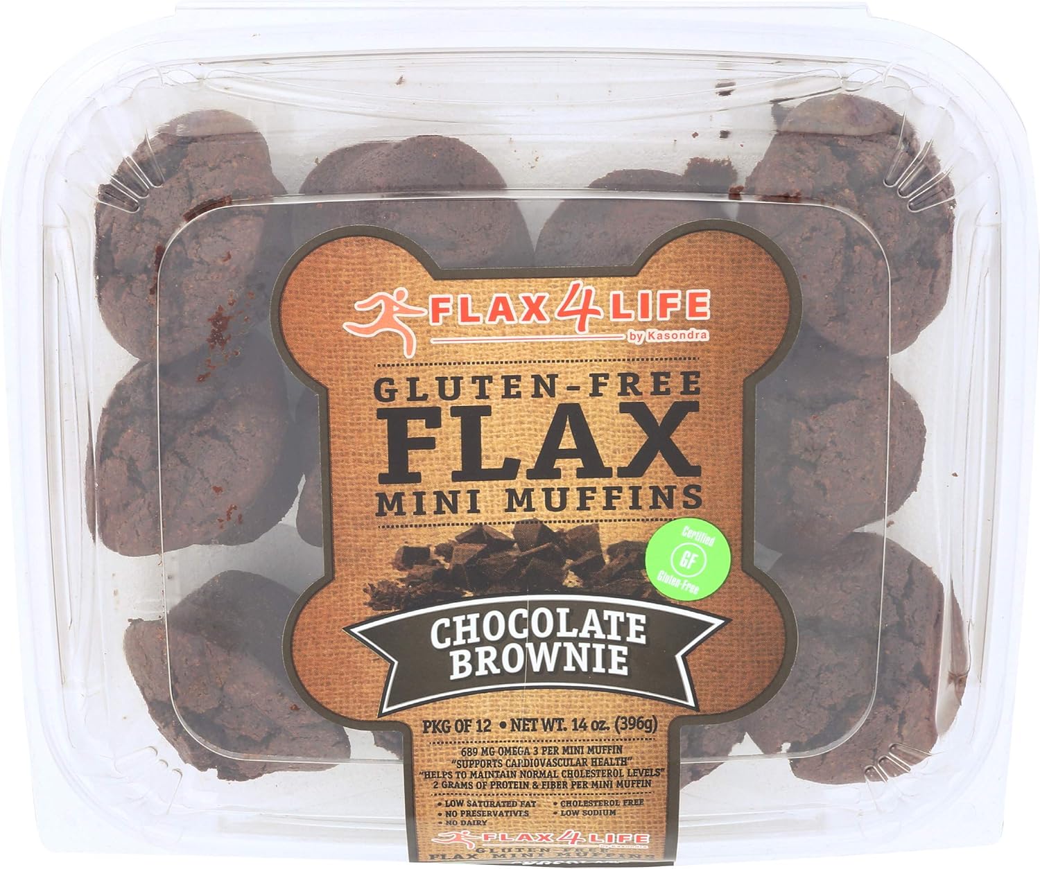 Nuonove Flax 4 Life, Flax Brownie Bites, 14 Ounce Grocery
