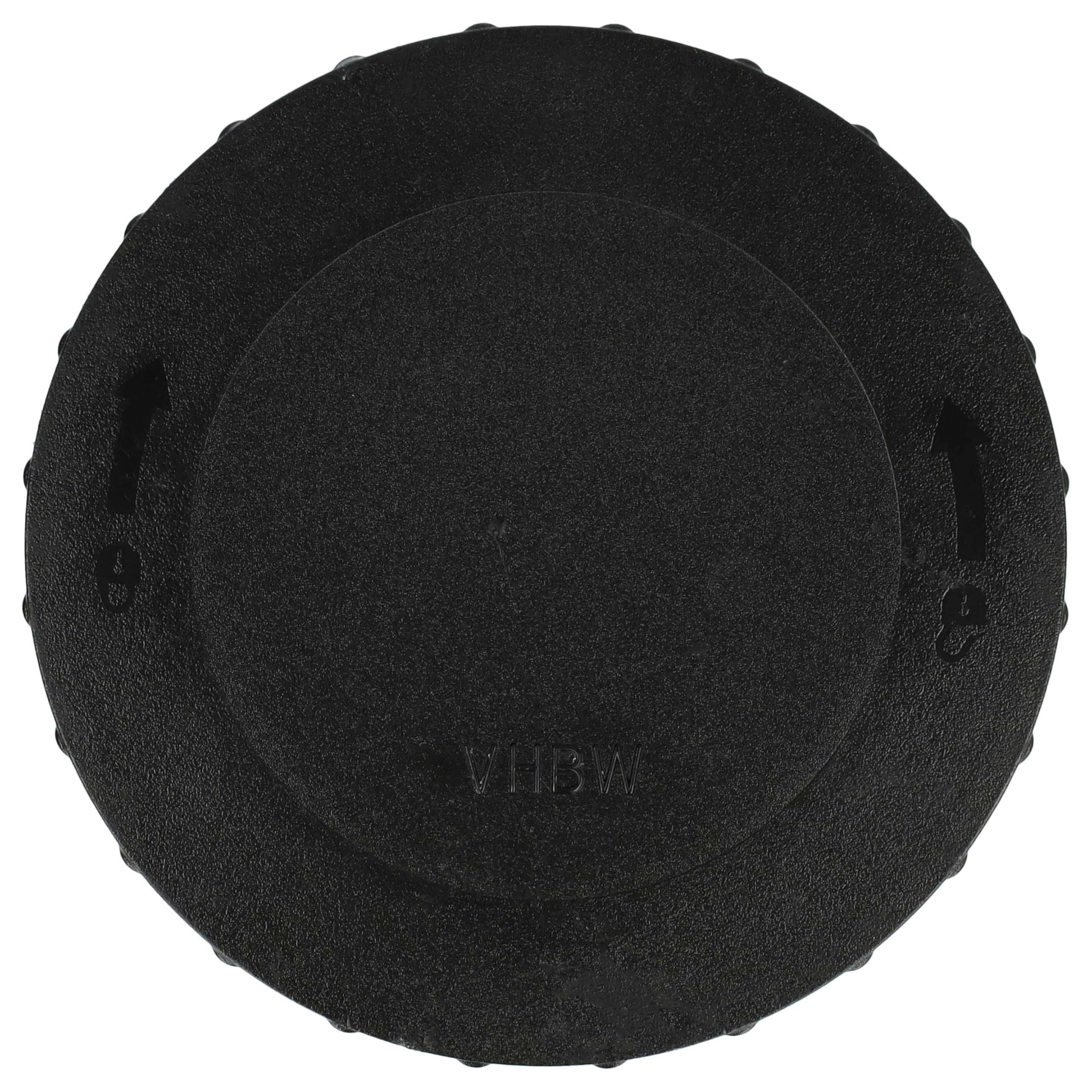 vhbw 8x Faltenfilter Ersatz für Dewalt DCV5801H | DCV5801H-XJ für Staubsauger - Patronenfilter Schwarz Weiß