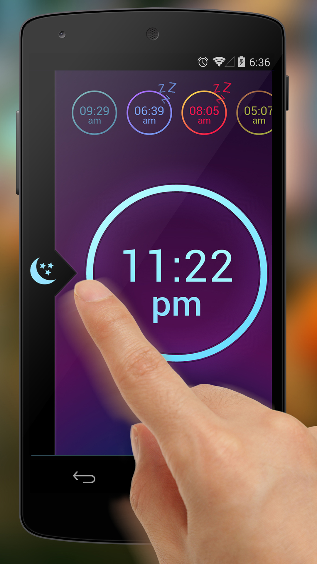 Neon Alarm Clock App on the Amazon Appstore