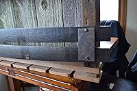 Vista 3 de Barn Wood Wine Rack - with Whiskey barrel staves