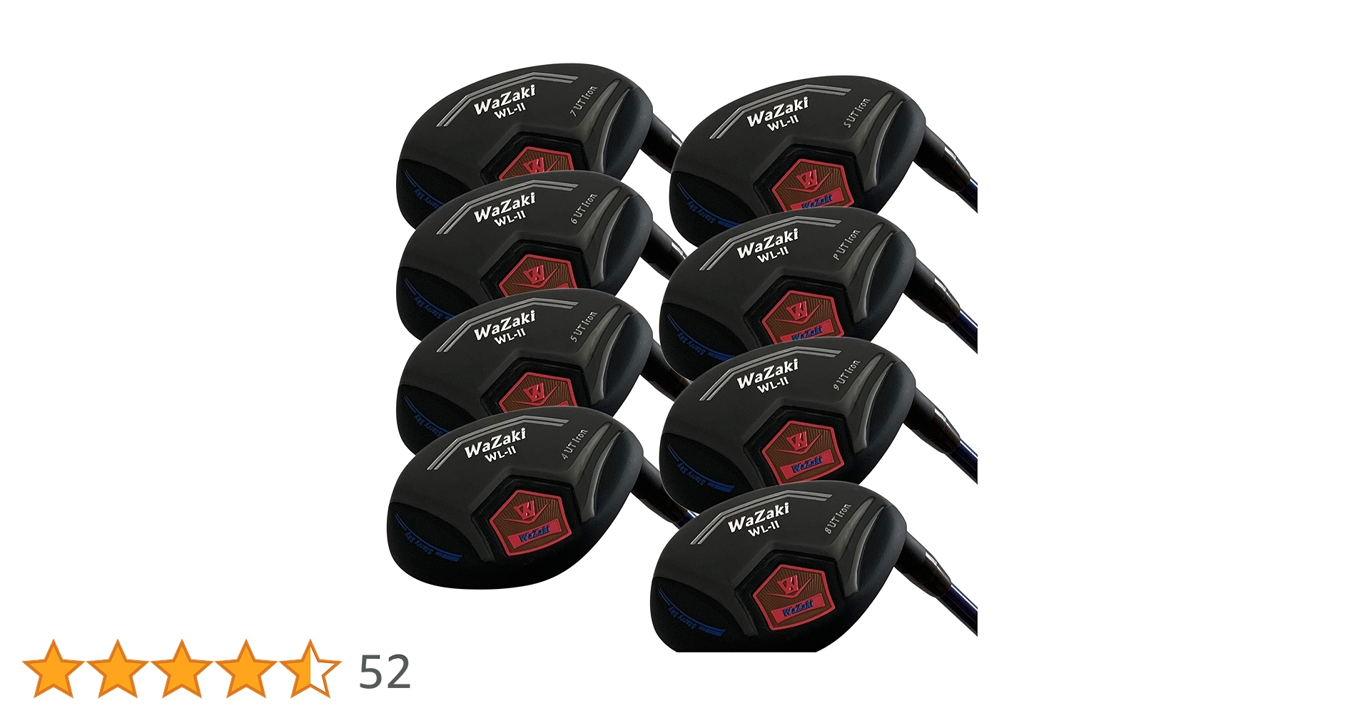 Japan WaZaki 4-SW Hybrid Iron Set USGA R A Rules Golf Club