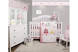 5-Piece Baby Crib Bedding Set: Complete Nursery Comfort for Your Little Owl Enthusiast