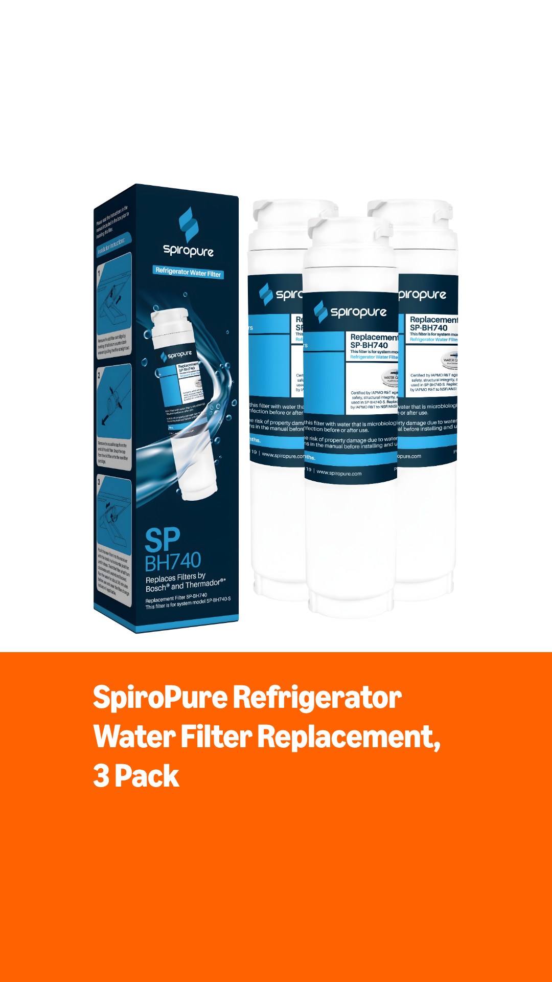 Amazon.com: SpiroPure Refrigerator Filter Replacement for Ultra
