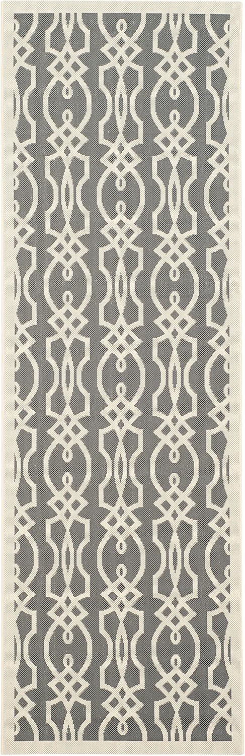 Martha Stewart Villa Cement Geometric Handmade Area Rug