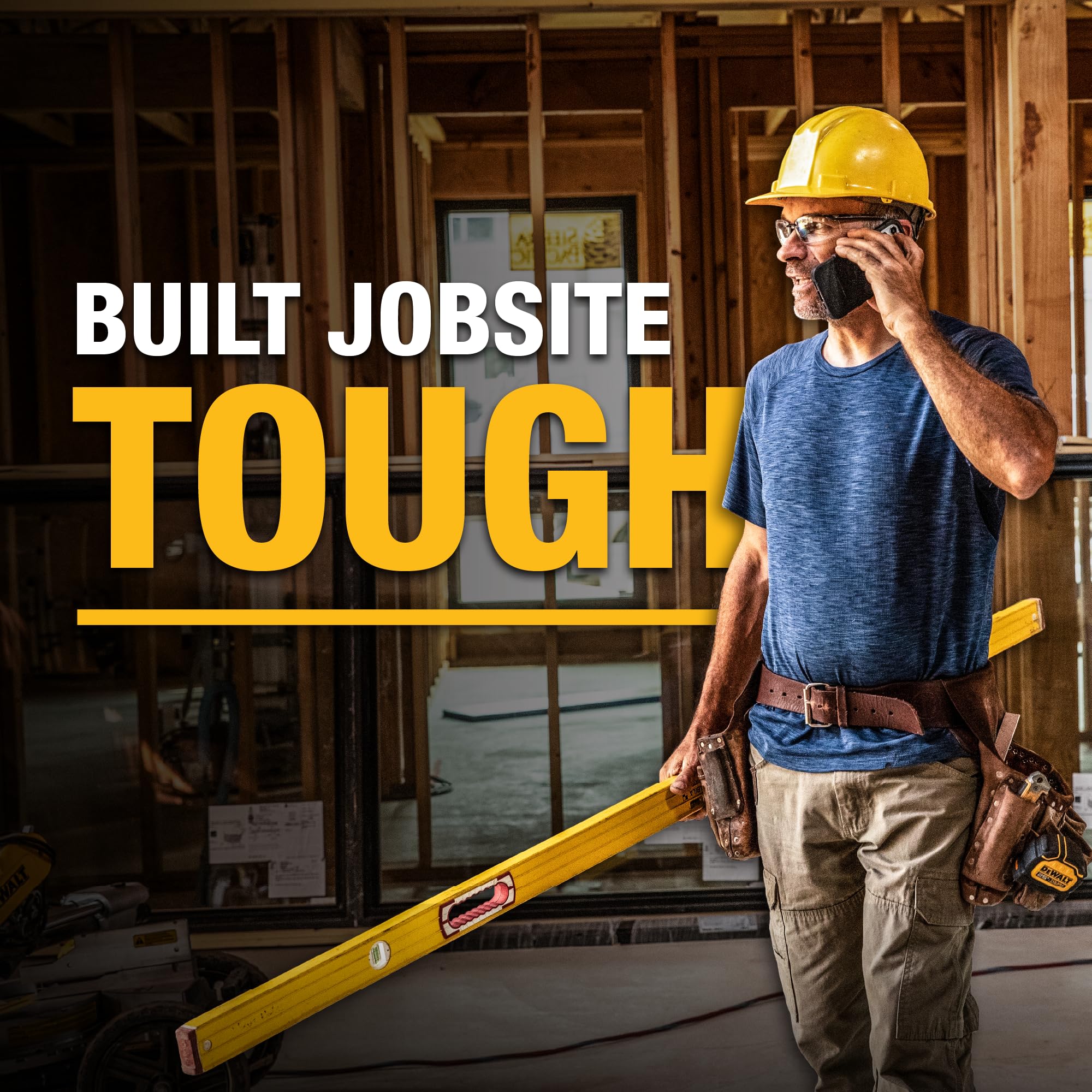 DEWALT Anello magnetico girevole a 360° per iPhone 16 Pro Max, resistente protezione contro le cadute adatta per MagSafe con supporto e anello supporto, nanobolle antiurto per iPhone 16 Pro Max,