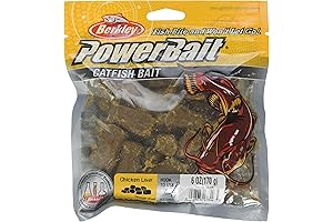 Berkley PowerBait Catfish Bait: Enticing Catfish with Chicken Liver Chunks