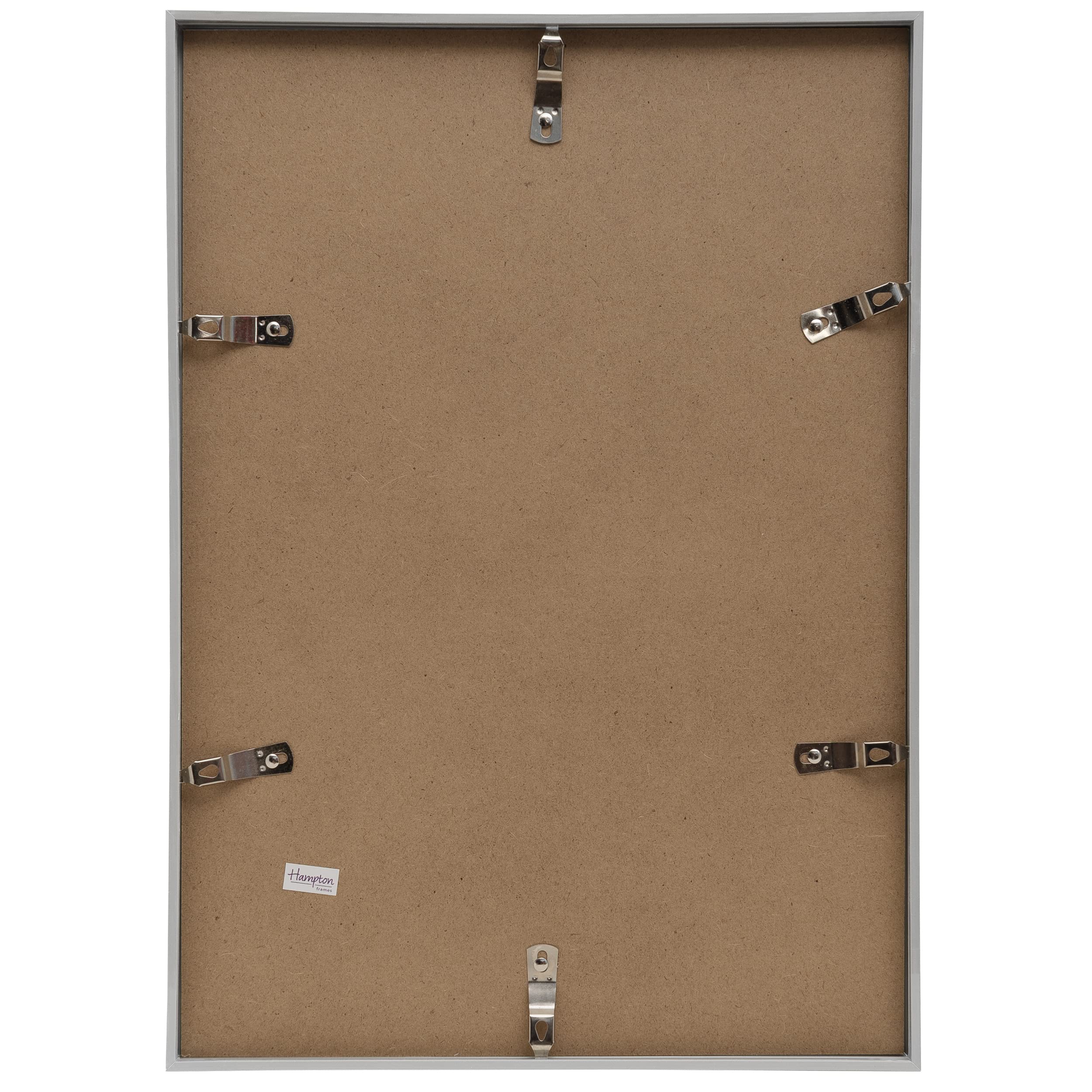 inspire by Hampton Frames BACKLOADER A3 Silver Poster Frame Acrylic (Non-Glass) Pack of 1, A3 (29.7x42cm) - Image 4