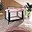 Dream On Me Nest Portable Playard , Award-Winning Lightweight Travel Playpen for Baby. Quick Fold, Mesh Sides, Foldable Mattress Pad, No-Tool Assembly, Meets ASTM/CPSC Standards -Pink