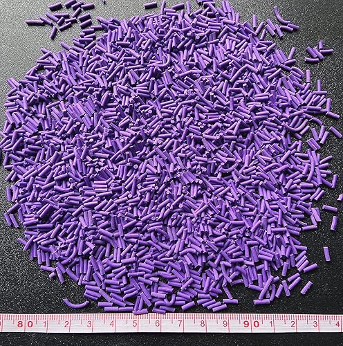 Miniatura 7 de EHOPE Gránulos falsos de resina de 1.76 oz (50 g), chispas de caramelo falso, gránulos de arcilla de polímero, rebanadas de arcilla polimérica para