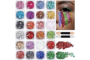 Teenitor Face-Body-Hair Glitter Gel (24 Colors)