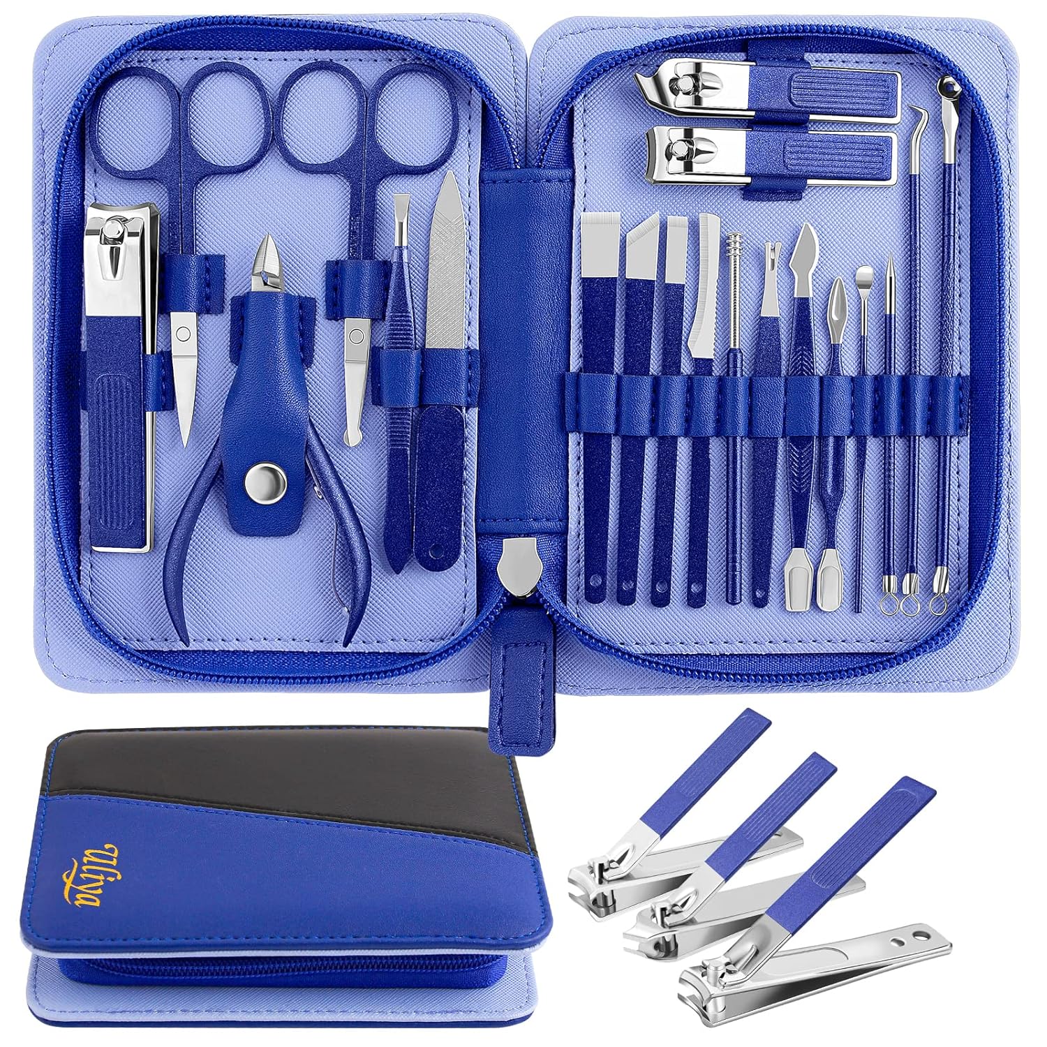 Manicure Set Professional Nail Clippers Kit Pedicure Care