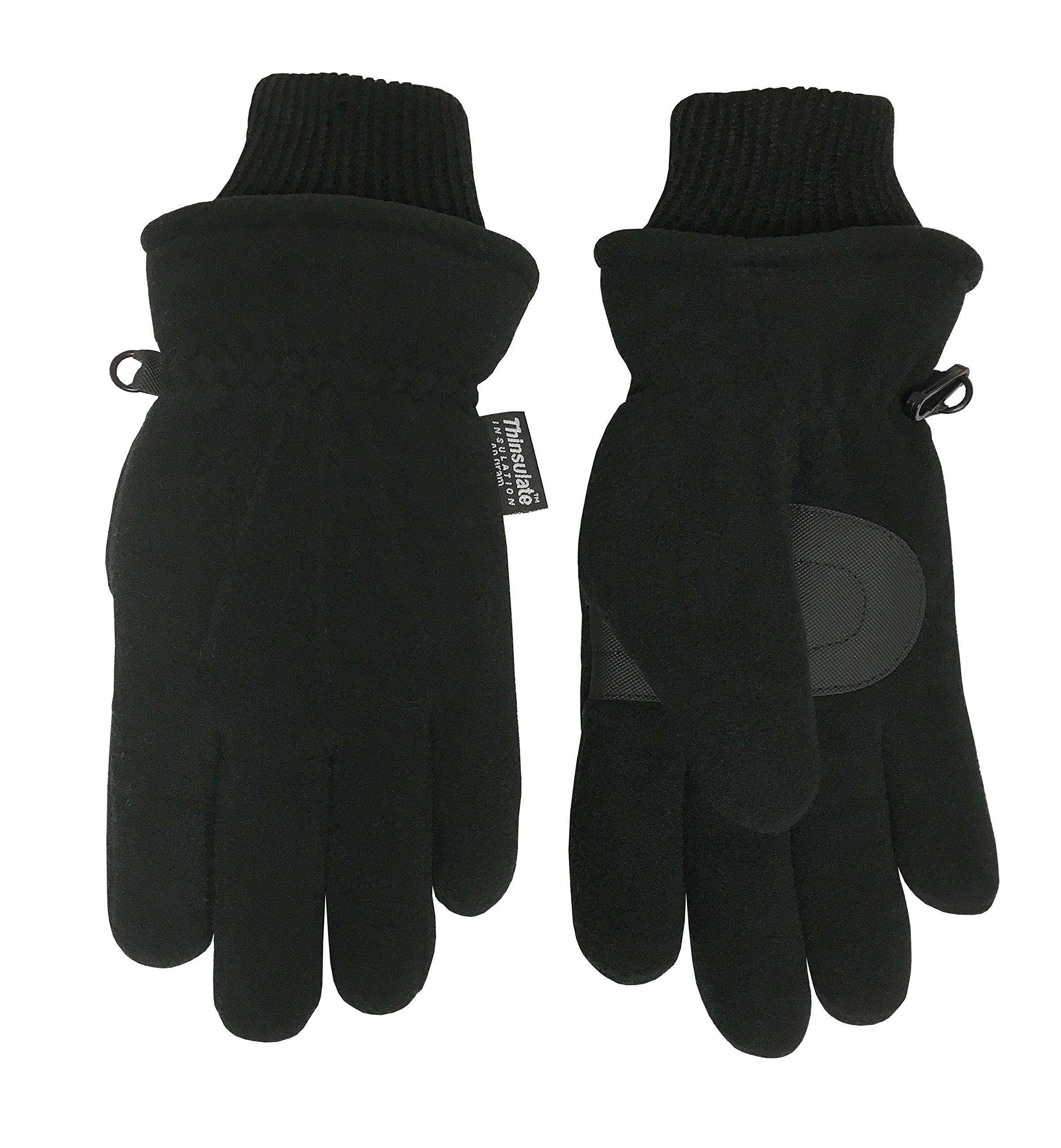 BronerLadies Fleece Glove with a Knit Wrist, Palm Patch and Thinsulate Insulation
