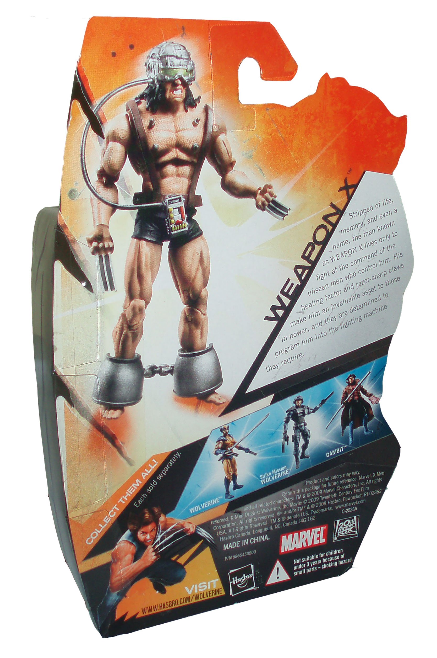 Hasbro Action Figure Deadpool 10 Cm - Serie Comic X-Men Origins Wolverine - Con Accessori Arma - 4