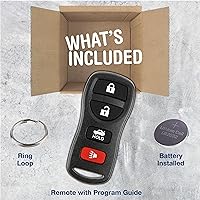 Vista 2 de KeylessOption Llavero para 2002 2003 2004 2005 2006 2007 2008 2009 2010 2011 2012 2013 2014 2015 2016 2017 Nissan Altima Maxima Sentra Infiniti
