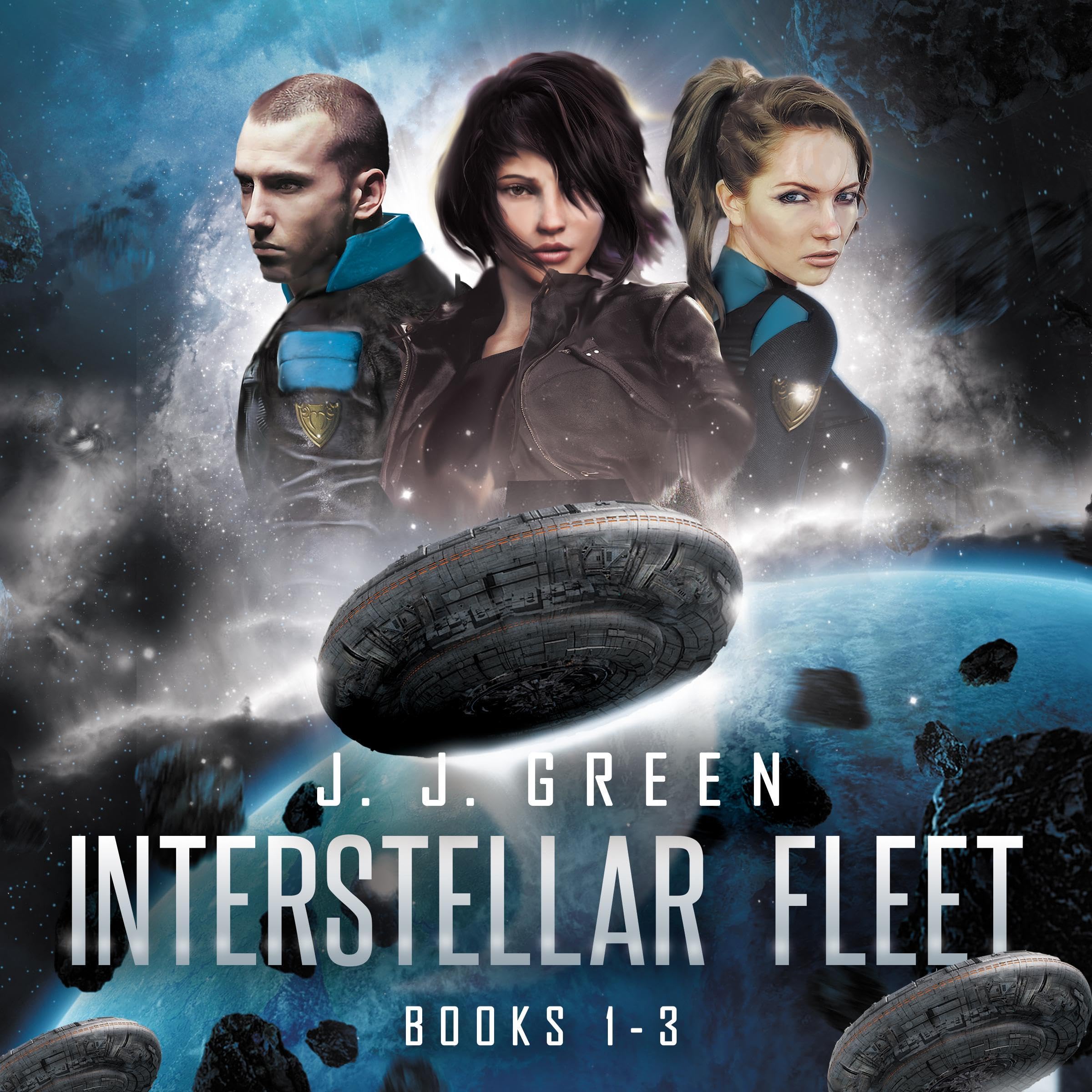 Cover art for Interstellar Fleet, Books 1-3