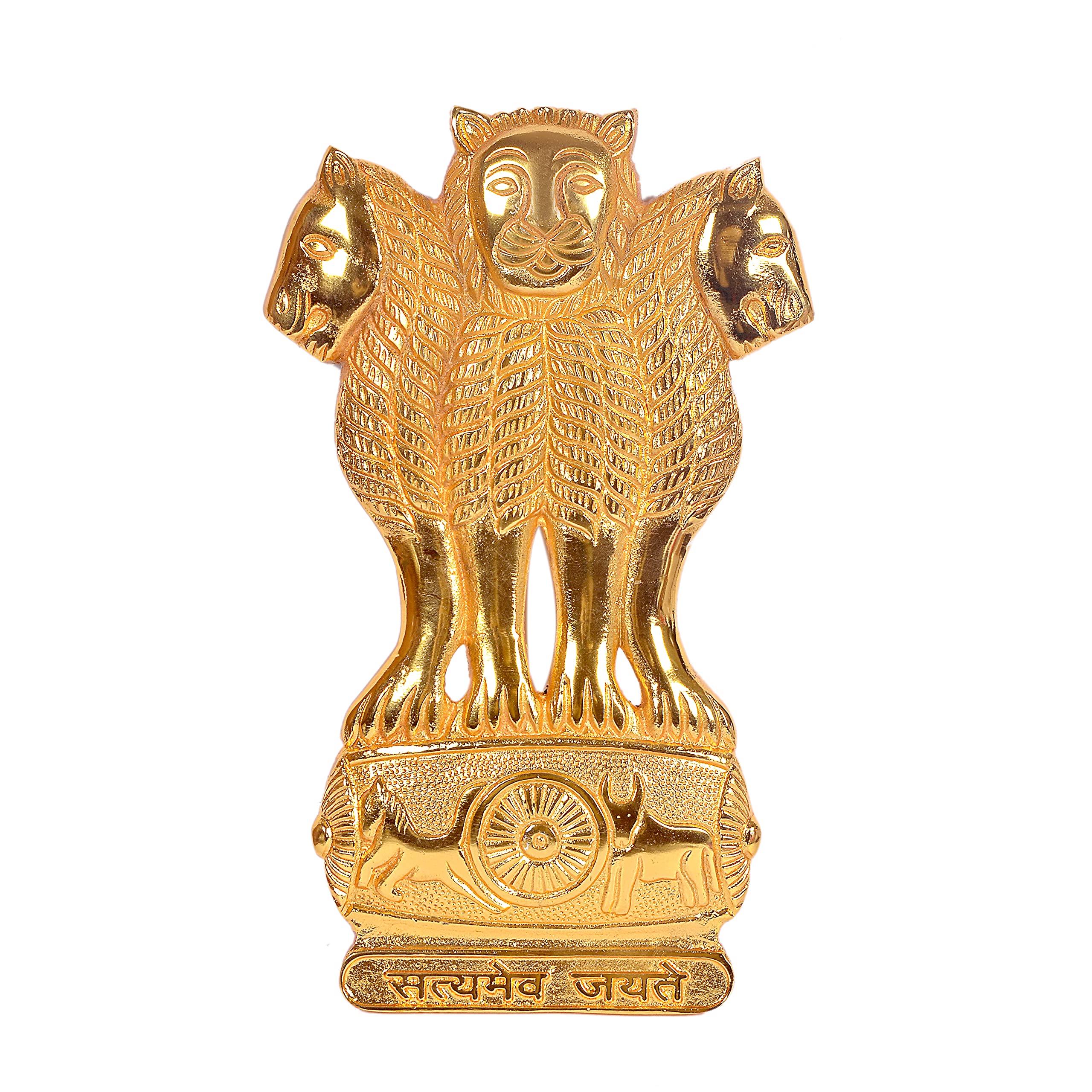 AONA Meatl Ashoka Stambh Home Décor Height 8 Inch