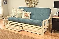 Vista 45 de MFD Futón Montana, Verde, Madera, Colchón canadiense