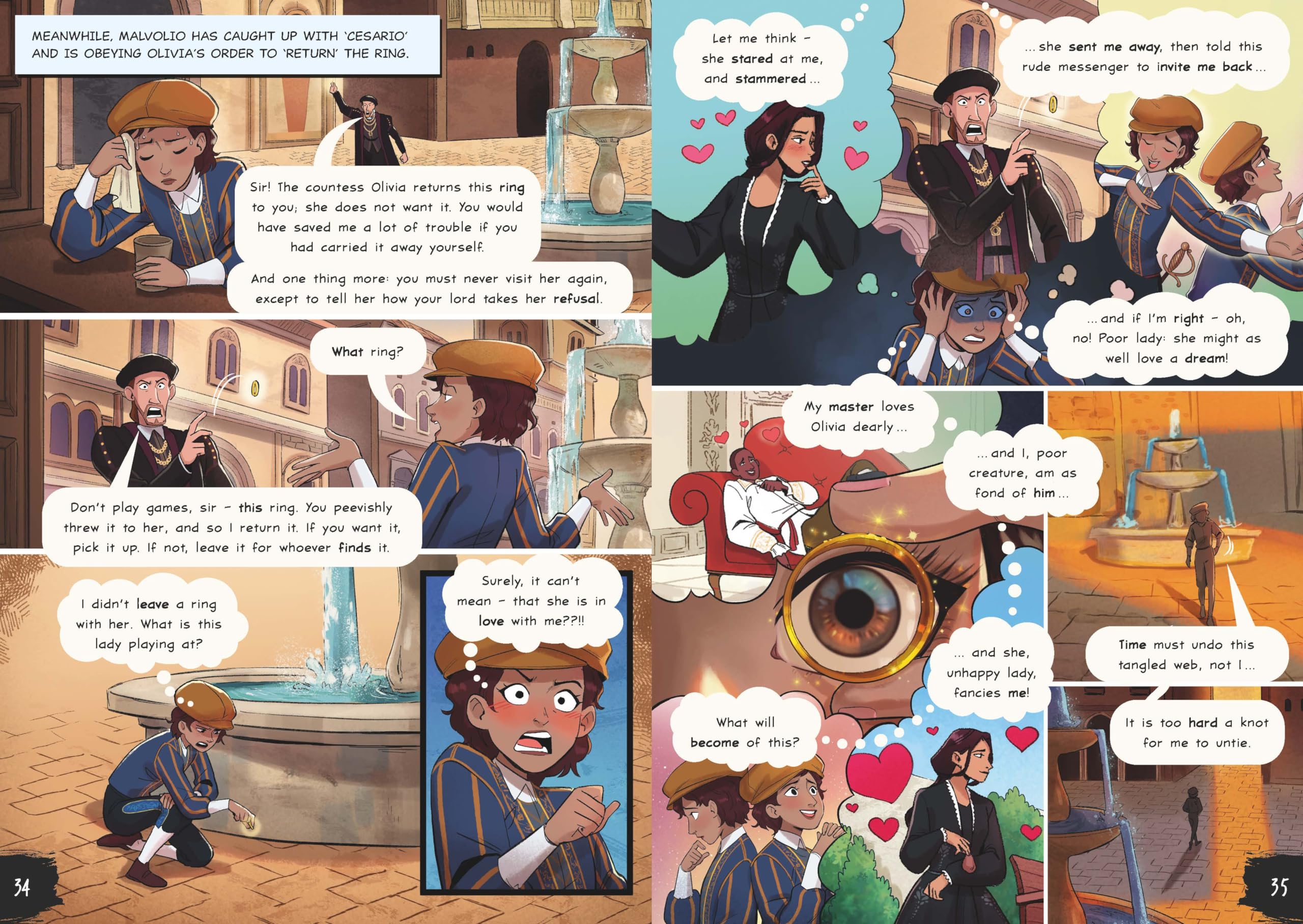 Classics in Graphics: Shakespeare's Twelfth Night: A Graphic Novel