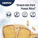 Heeva Classic Crunchy Peanut Butter, 100% Roasted Peanuts 2kg, (1kg, Pack of 2), Fresh Peanut, 26 g Protein, Gluten Free, Cholesterol Free, High Fibre, GMO Free, Suitable for Vegan gallery image