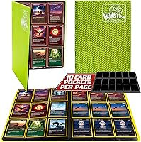 Vista 12 de Monster - Paquete de 25 protectores de página para tarjetas coleccionables con capacidad para 450 cartas coleccionables y 9 hojas de bolsillo