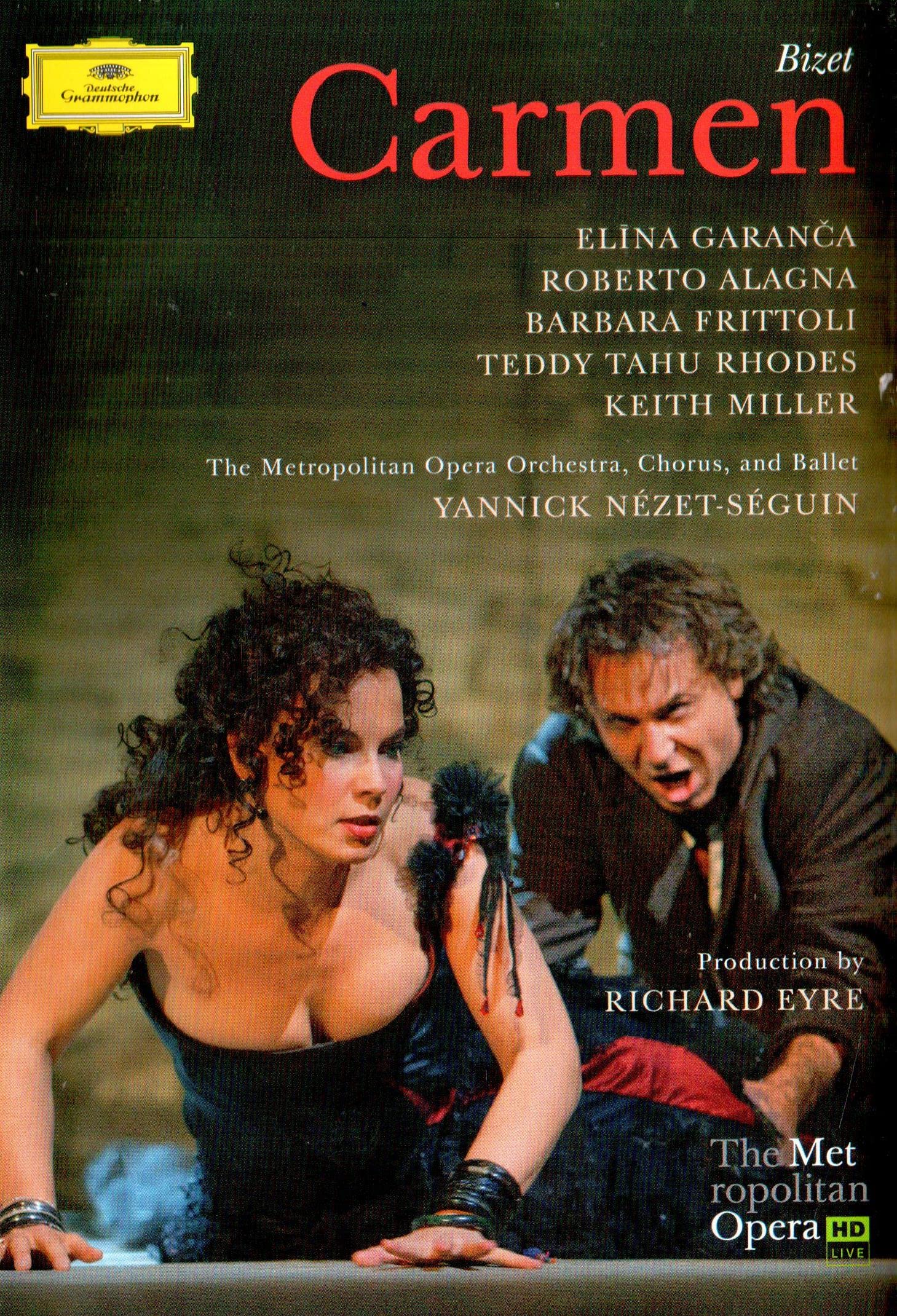 Bizet: Carmen Region 2 ópera francesa en DVD europeo con libreto original