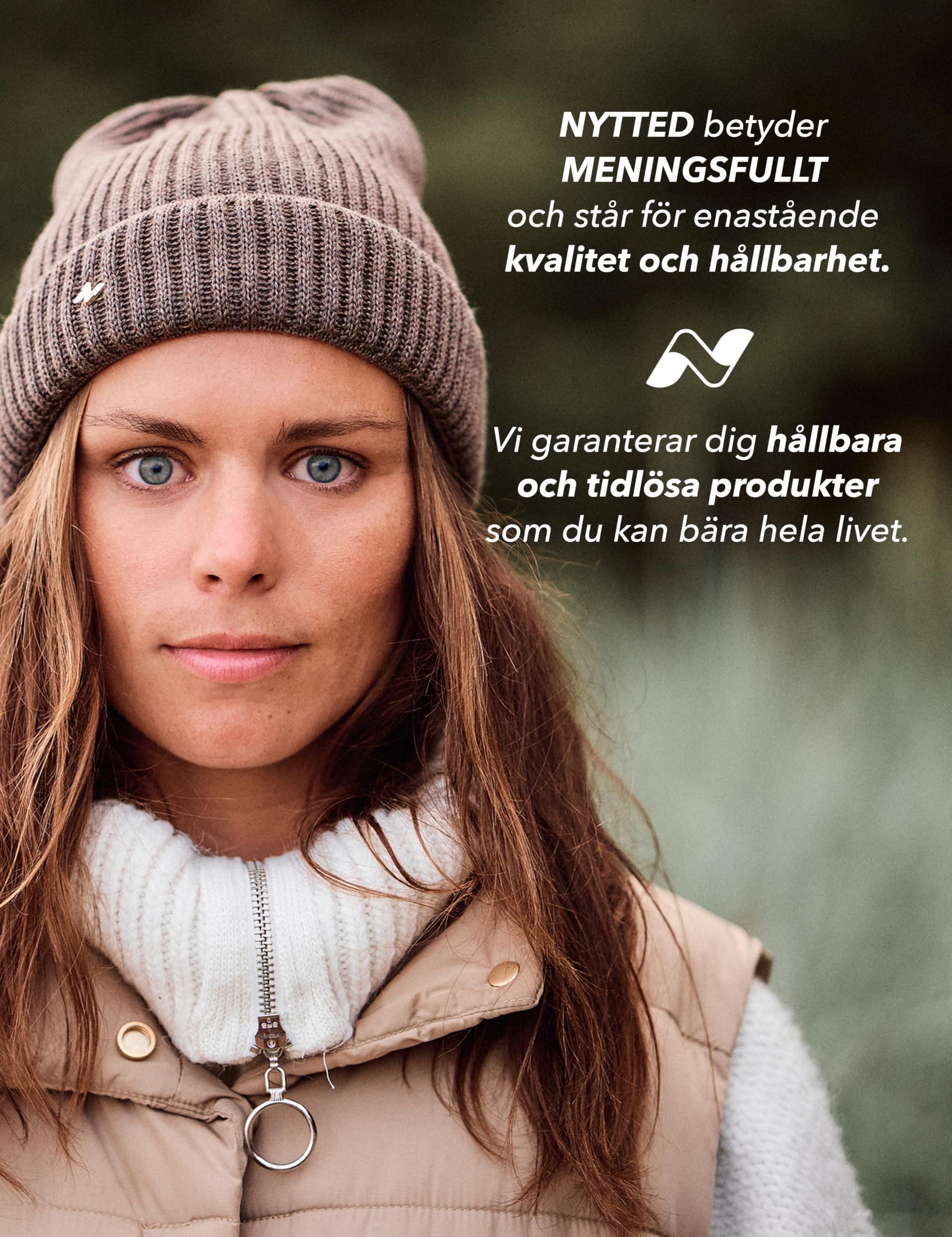 NYTTED® Czapka z merynosów, wyprodukowana w Niemczech, 100% najdelikatniejsza wełna z merynosów, czapka wełniana na jesień i zimę
