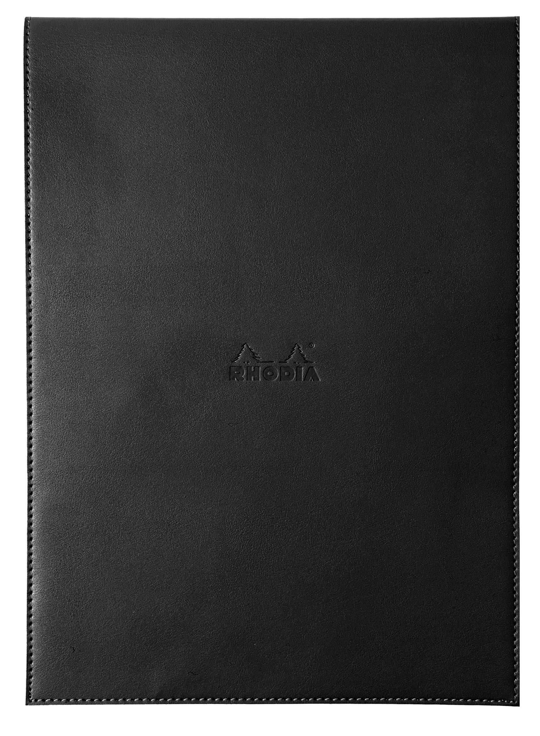 RhodiaNotepad with Cover, A4, Squared - Black